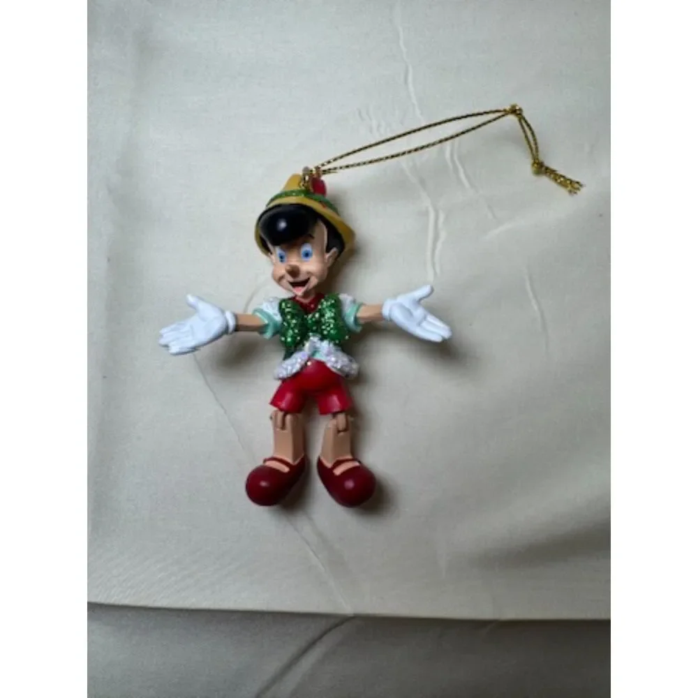 Disney Parks Pinocchio Marionette Holiday Christmas Ornament With Box